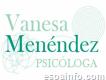 Vanesa Menéndez psicóloga